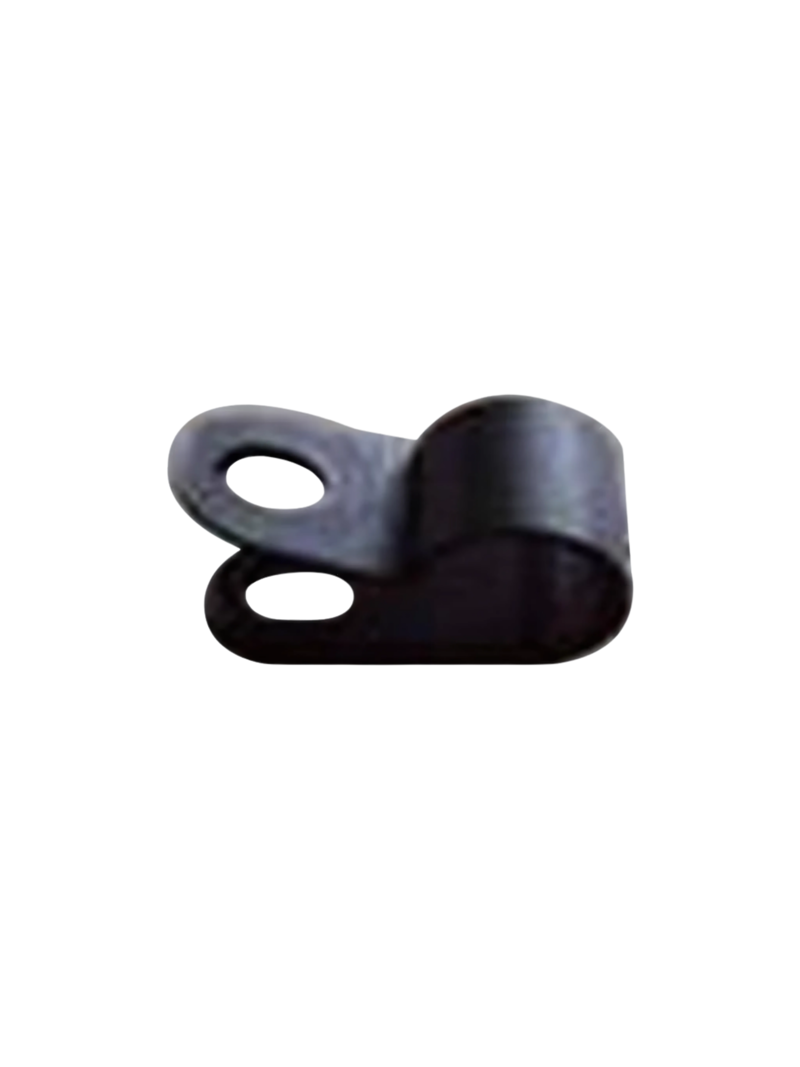 Boréal Design Clips Umat-083 P-Clip, Wire Clamp, Black Plastic