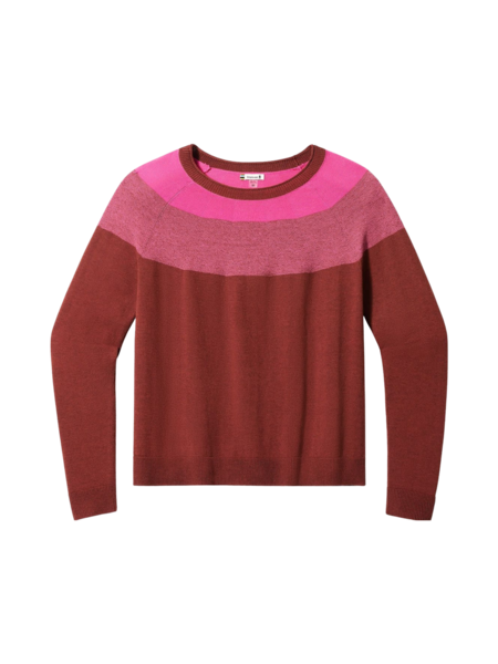 Smartwool Chandail Edgewood Colorblock Crew Sweater pour femme