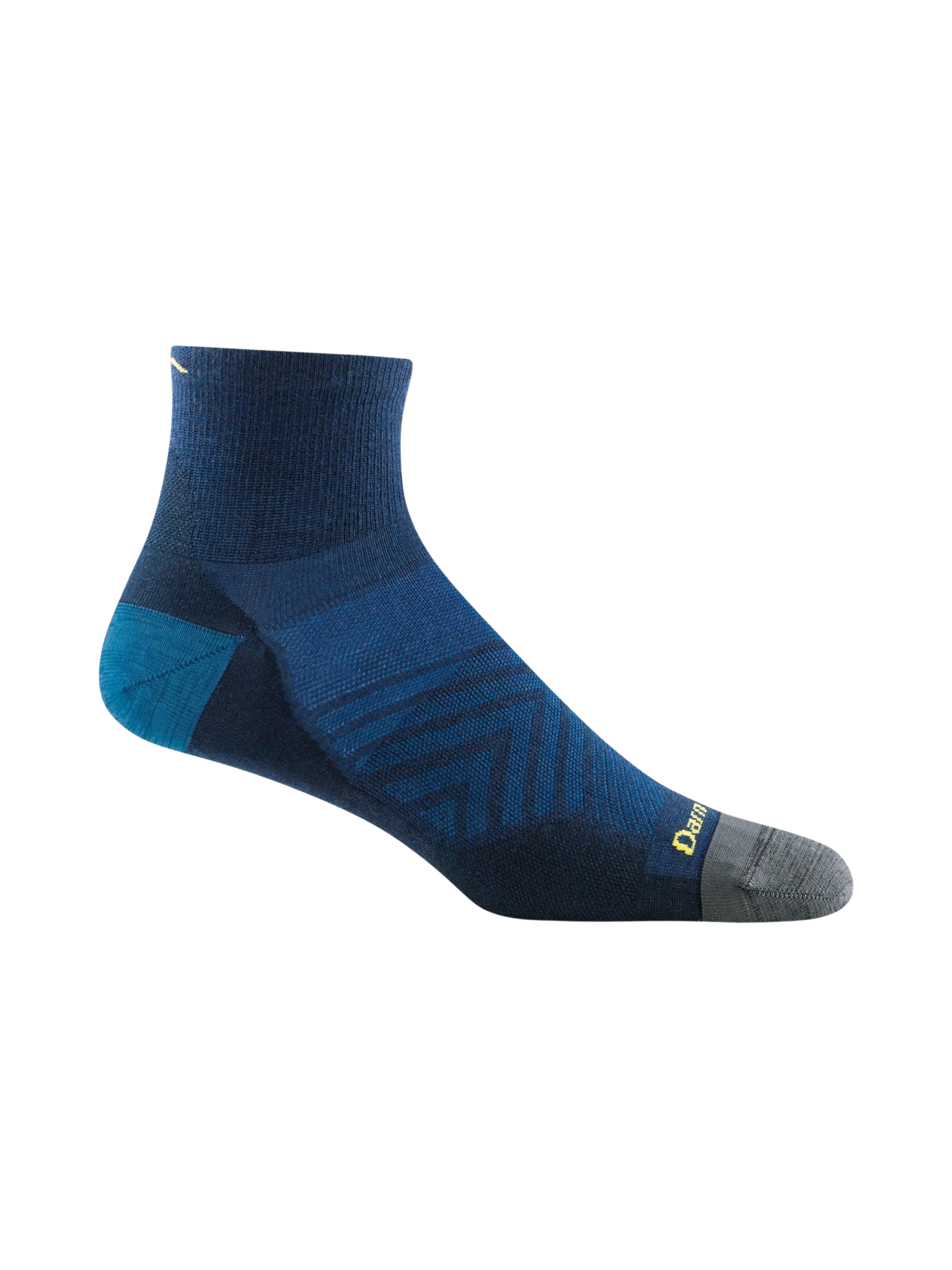 Darn Tough Chaussettes Run Quarter No Cushion Ultra-Lightweight Running Sock 1034 pour homme