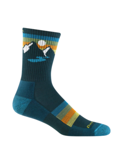 Darn Tough Bas Sunset Ridge Micro Crew léger avec coussin 1997 pour homme