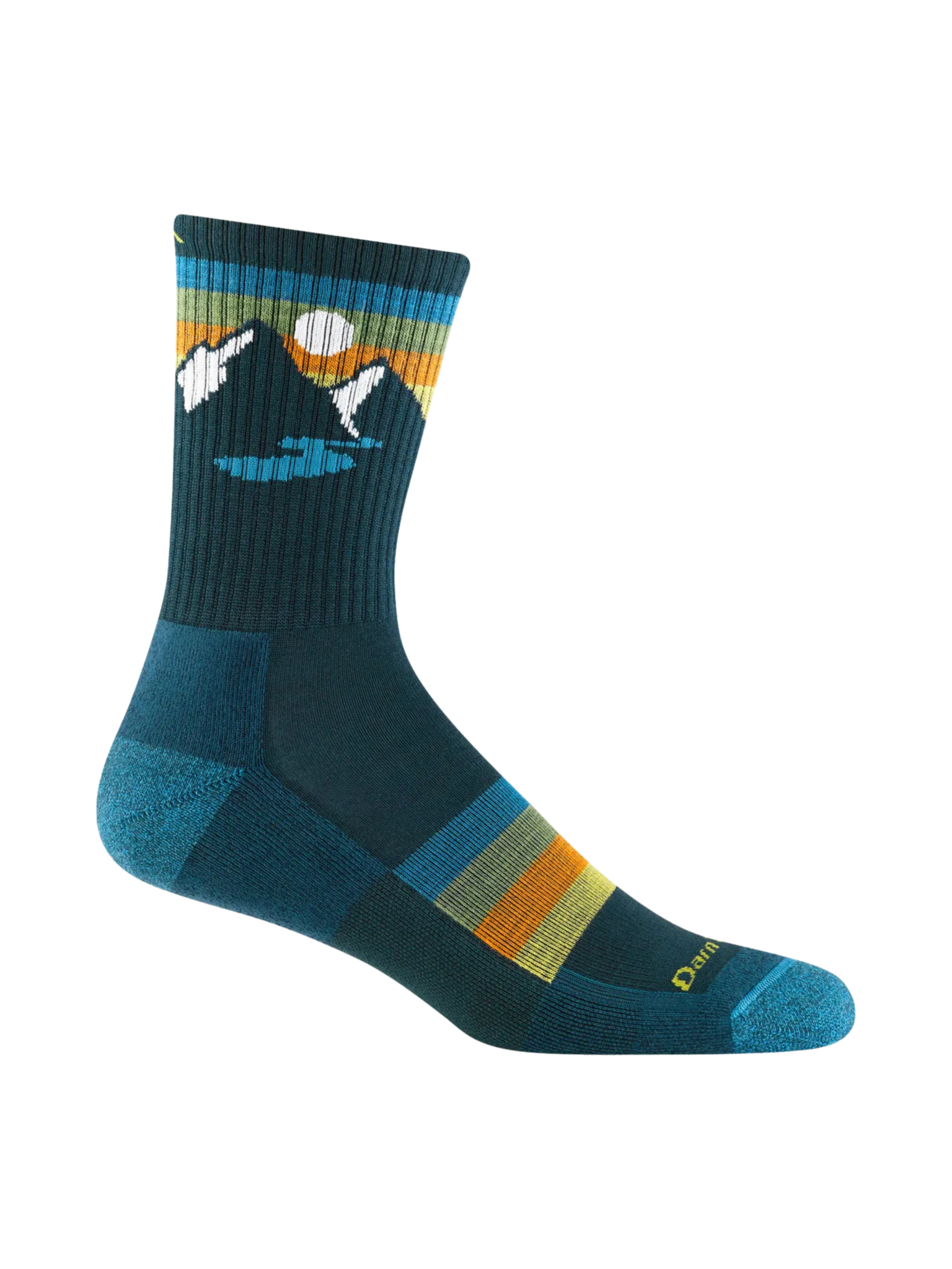 Darn Tough Bas Sunset Ridge Micro Crew léger avec coussin 1997 pour homme