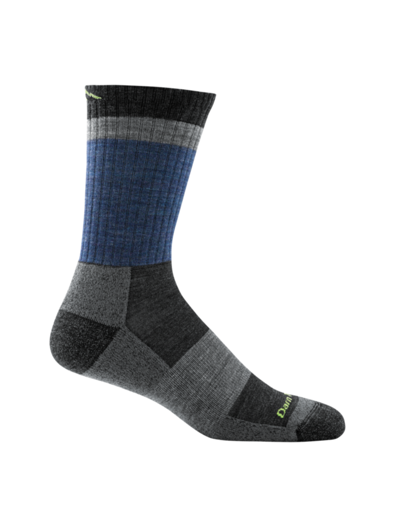 Darn Tough Bas Heady Stripe Micro Crew Light Cushion pour homme