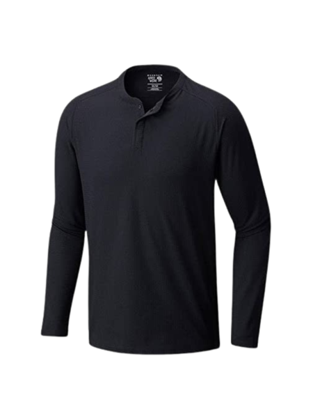 Mountain Hardwear Chandail à manches longues MHW AC LS Henley pour homme