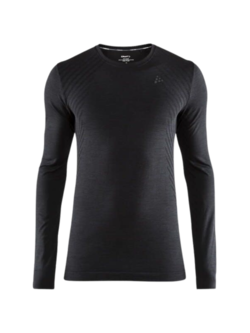 Craft Camisole à manches longues Fuseknit Comfort Round Neck LS pour homme