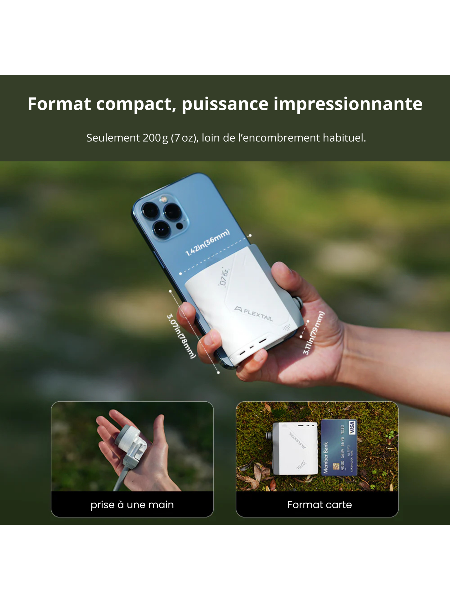 FlexTail Douche Tiny Shower