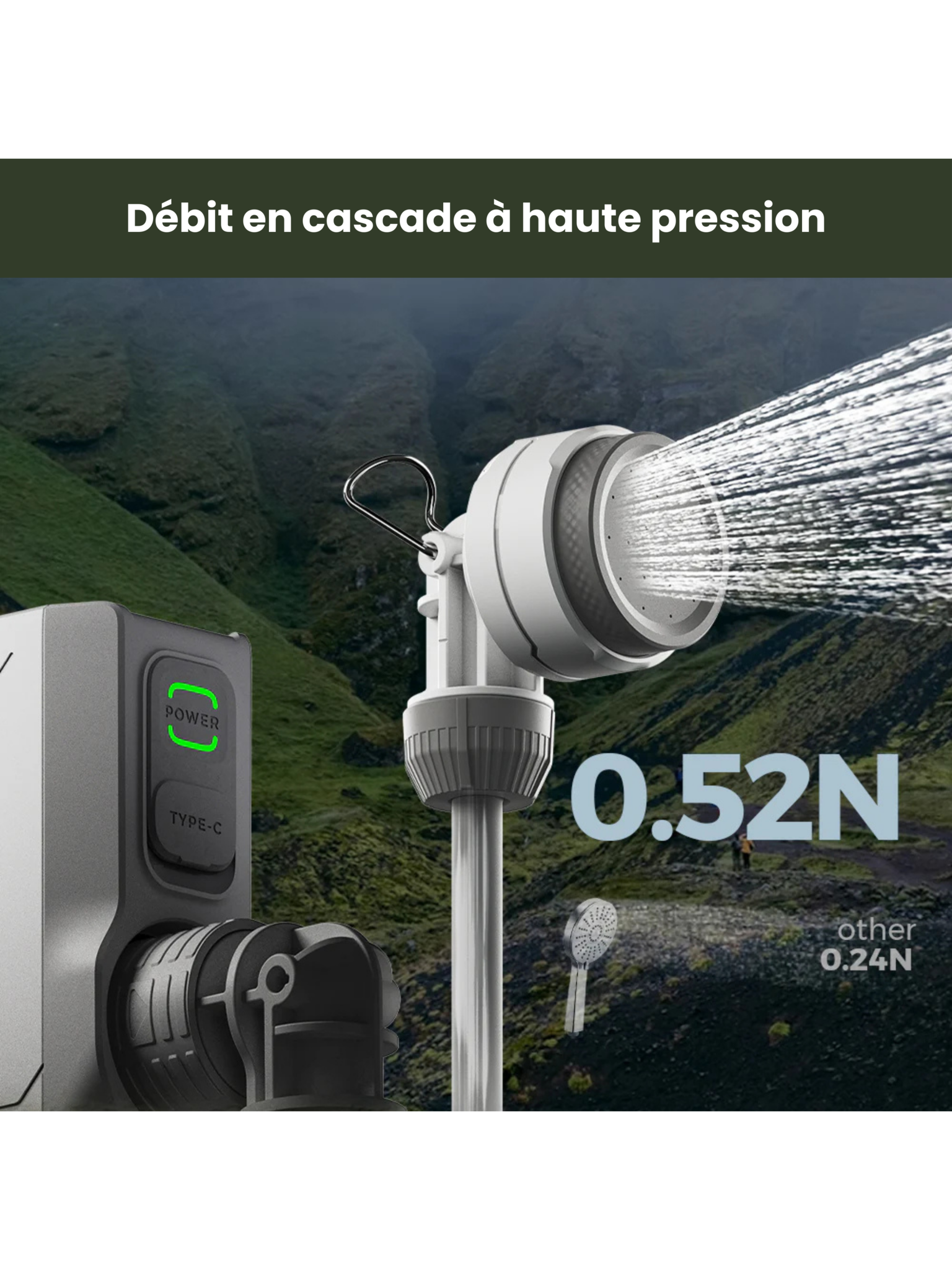 FlexTail Douche Tiny Shower