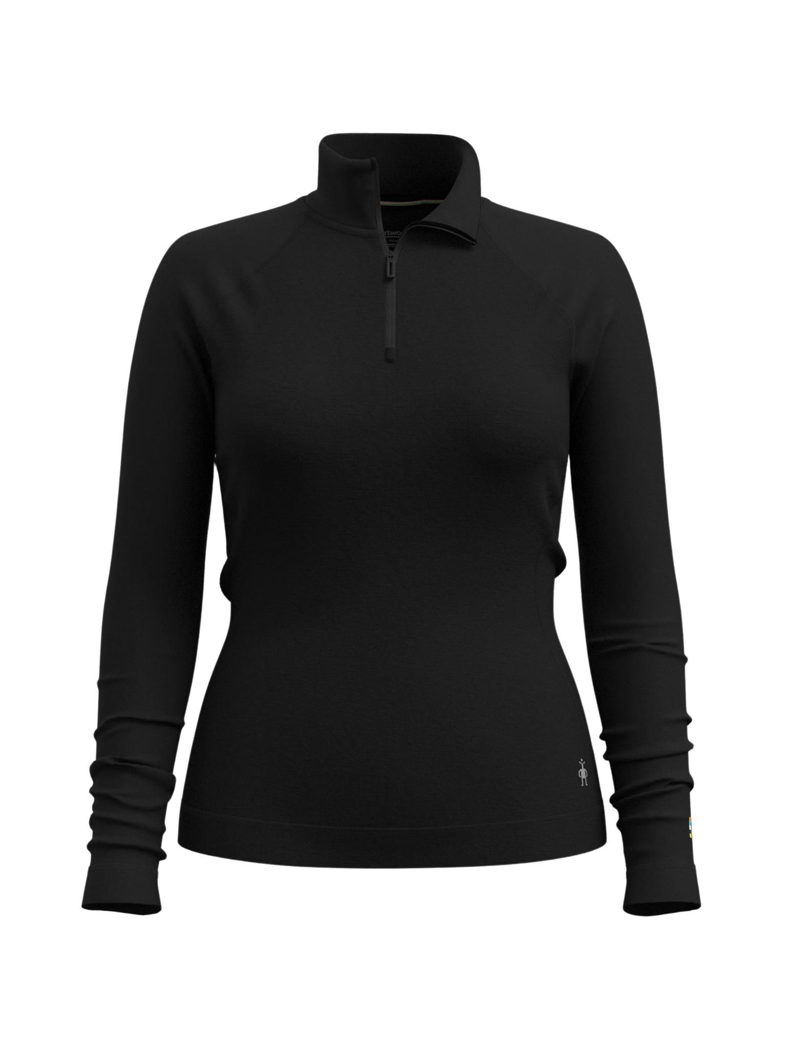 Smartwool Couche de base thermique classique en laine mérinos, fermeture éclair 1/4, en boîte pour femme