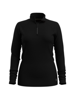 Smartwool Couche de base classique toutes saisons en laine mérinos, fermeture éclair 1/4, en boîte pour femme