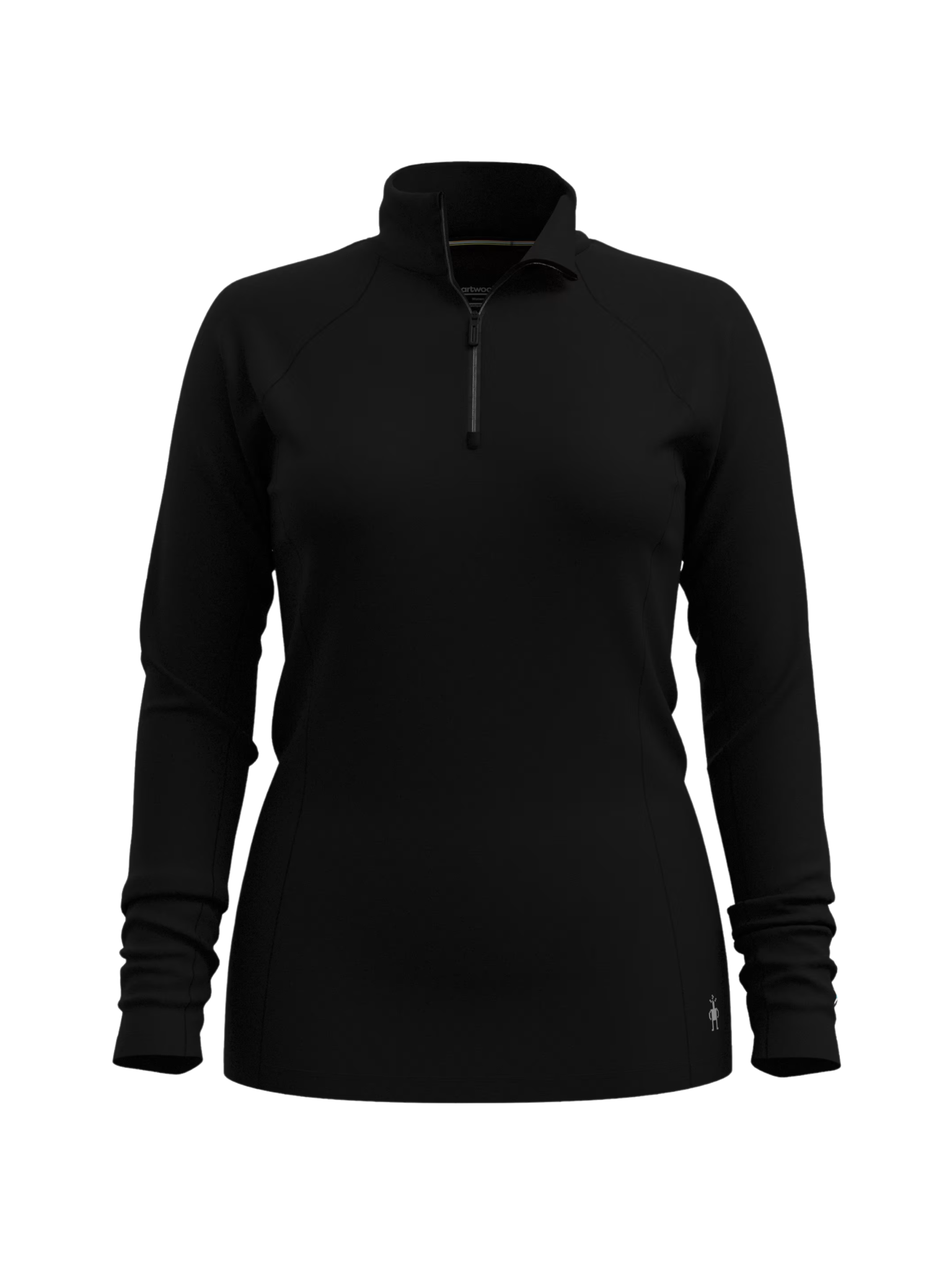 Smartwool Couche de base classique toutes saisons en laine mérinos, fermeture éclair 1/4, en boîte pour femme