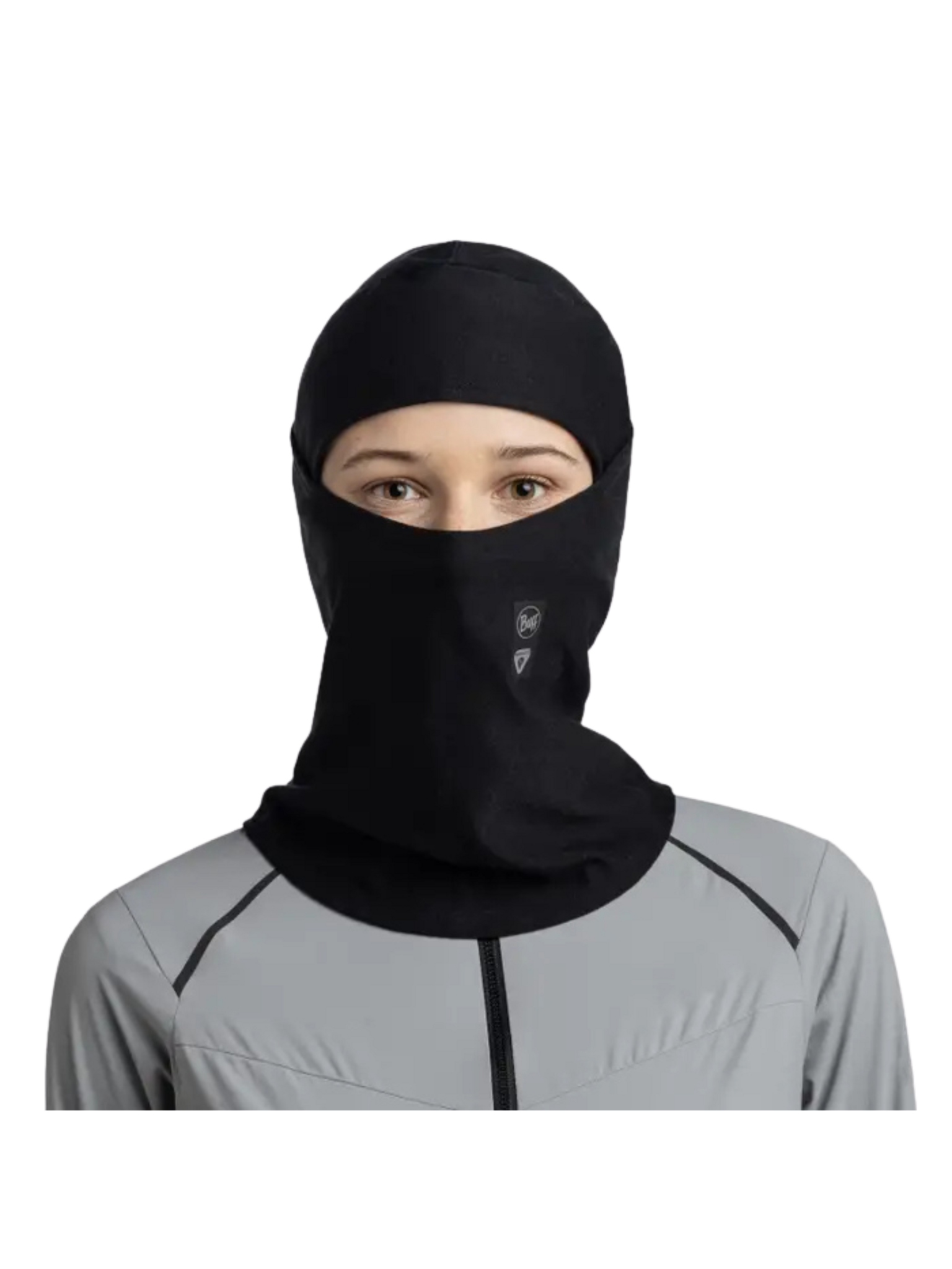 Buff Cagoule balaclava Thermonet Hinged Sollid Black
