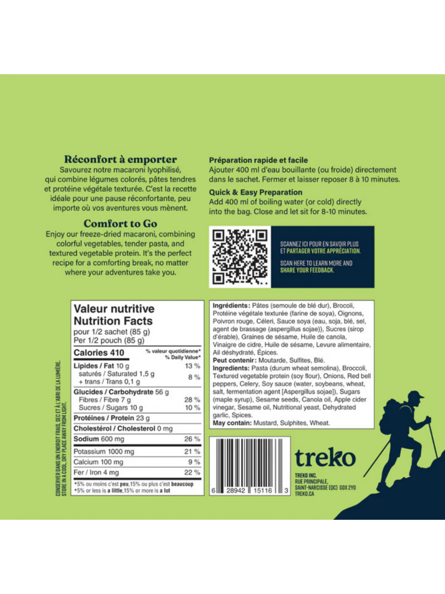 Treko Macaroni voyageur