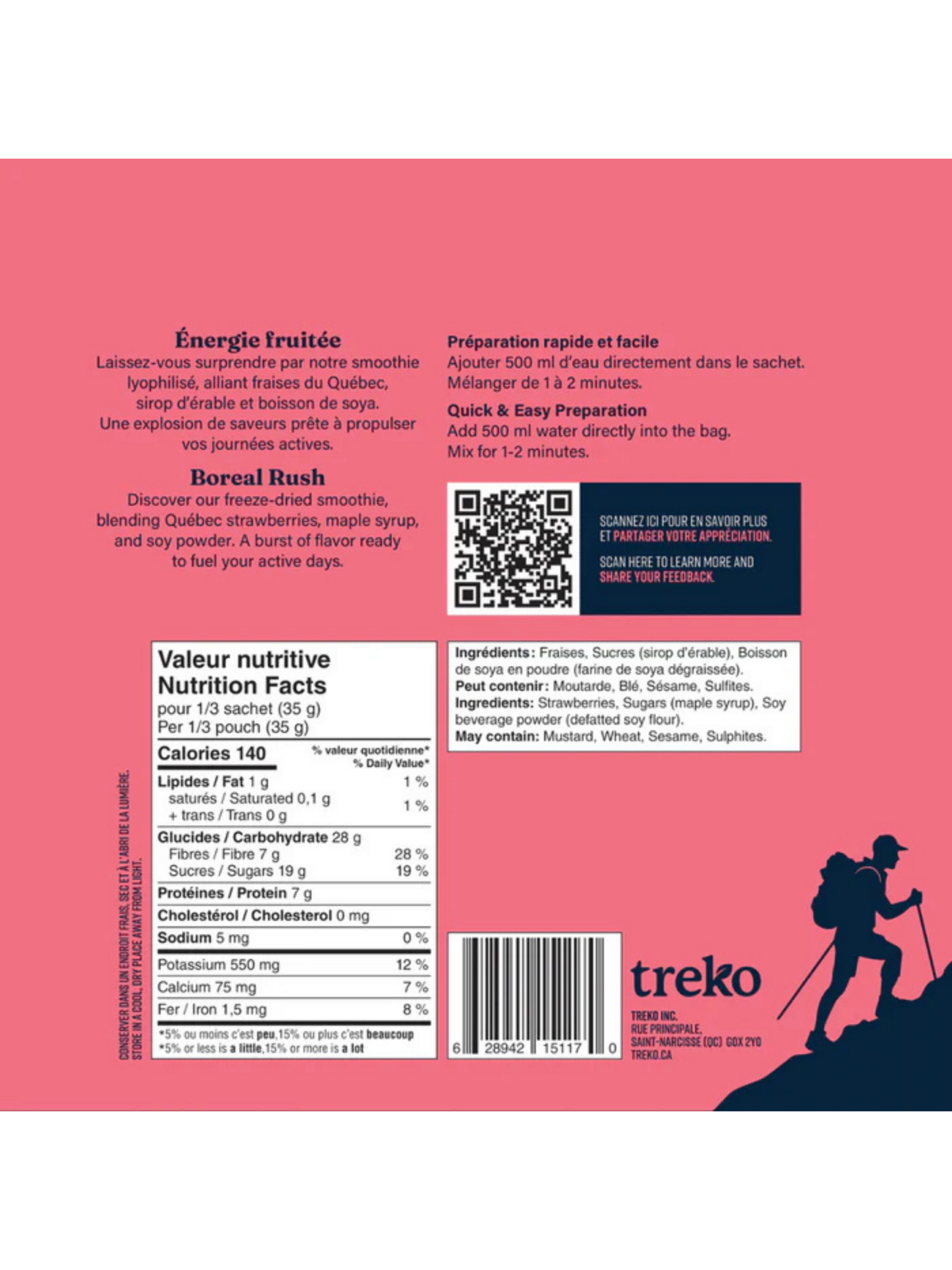 Treko L'audacieux smoothie