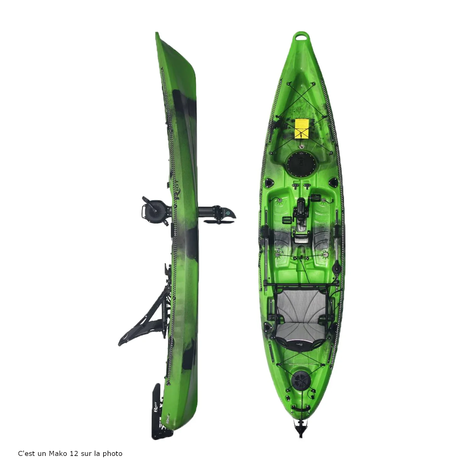 Riot Kayak de pêche Mako 10 Impulse Drive