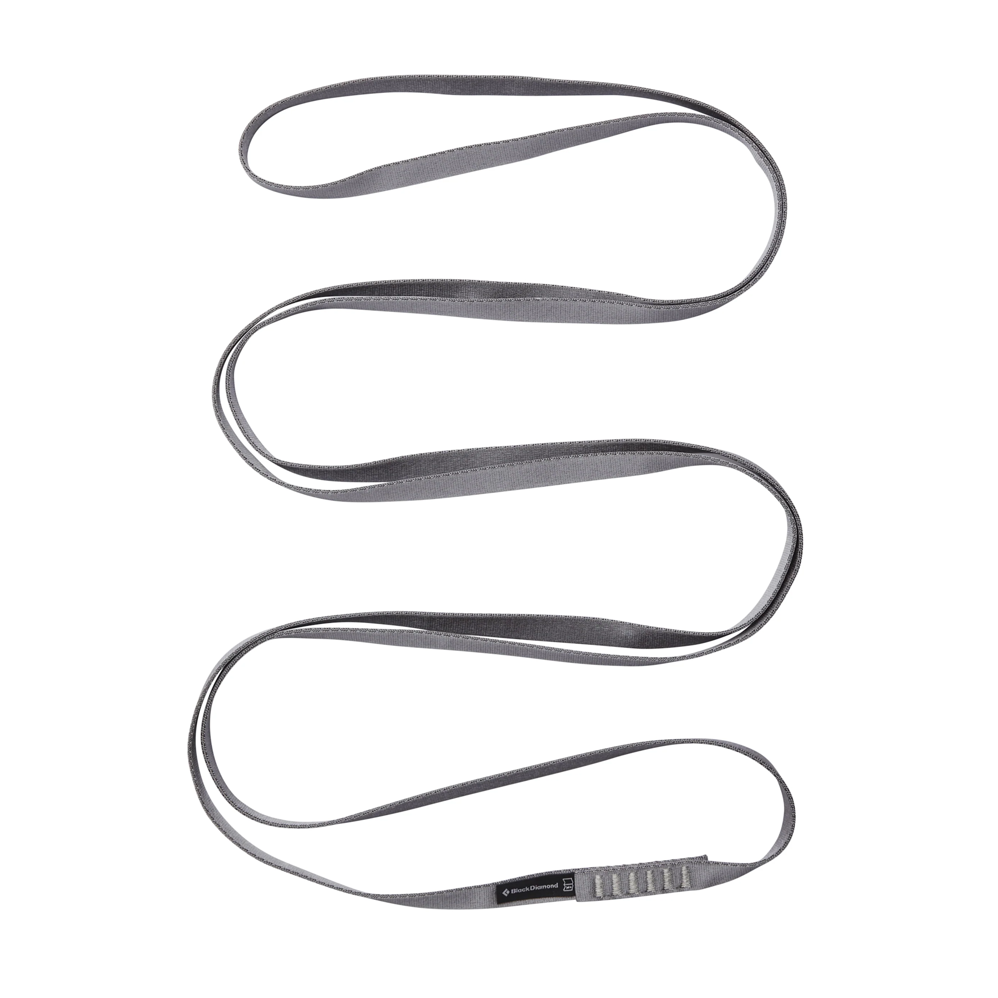 Black Diamond Sangle d’escalade 18 mm Nylon Runner 180 cm/70 po Gris