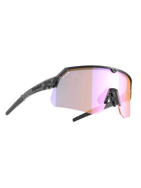 Tripoint Lunettes 001 Treriksröset UltraVue Shiny Transparent Black, Orange w Blue Multi, Filt. Cat. 1