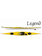 Seaward Kayak de mer Legend usagé jaune signal