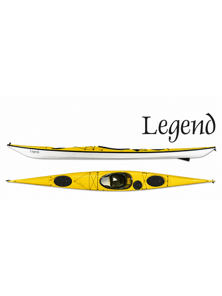 Seaward Kayak de mer Legend usagé jaune signal
