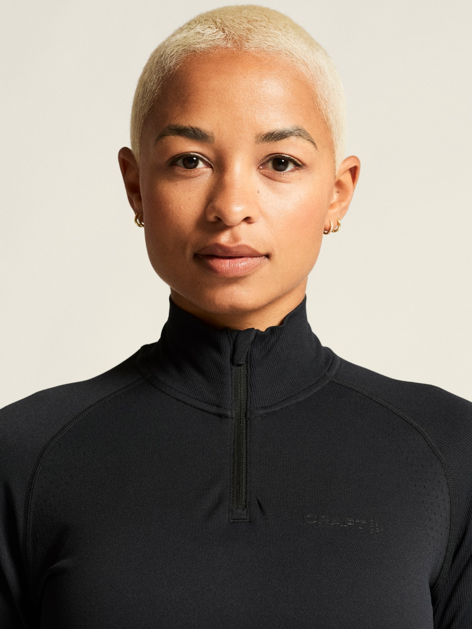 Craft (Canada) Chandail demi zip de couche de base Active Comfort LS HZ 2 W - Femme
