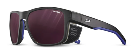 Julbo Lunettes Shield M Black Translucent/Blue/White Reactiv High Contrast 0-4