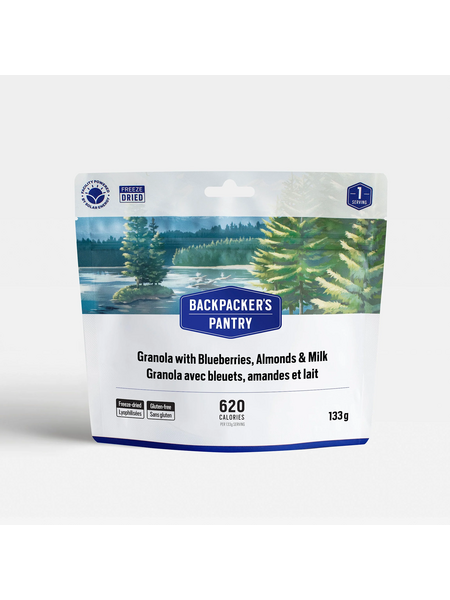 Backpacker's Pantry Granola avec bleuets, amandes et lait
