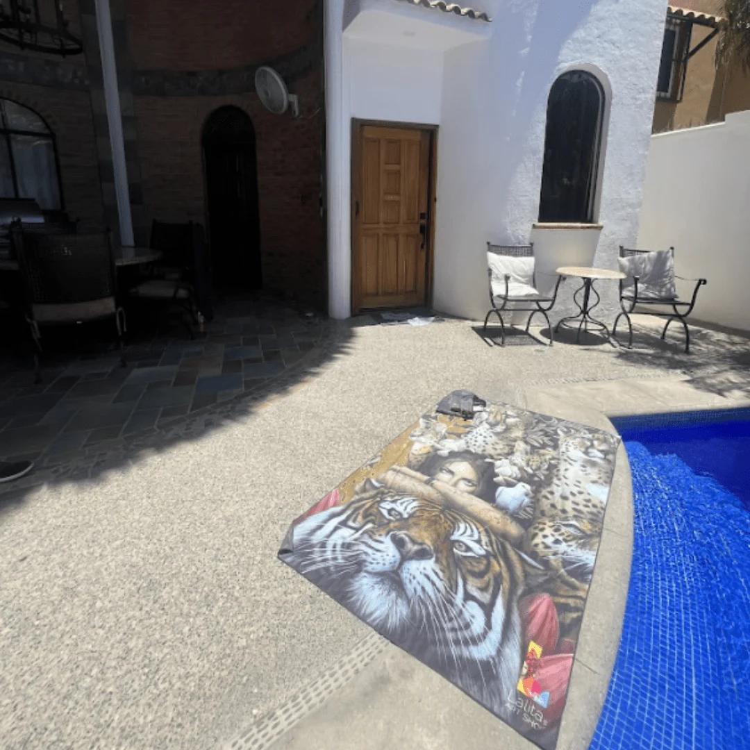 Lalita's Art Shop Serviette de plage et de voyage - Félins