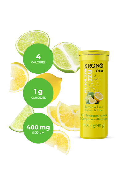 Krono Comprimés d'électrolytes effervescents Krono Lytes
