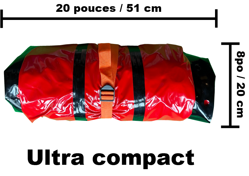 D-Packraft Modèle "Expédition" autovidant avec TZIP