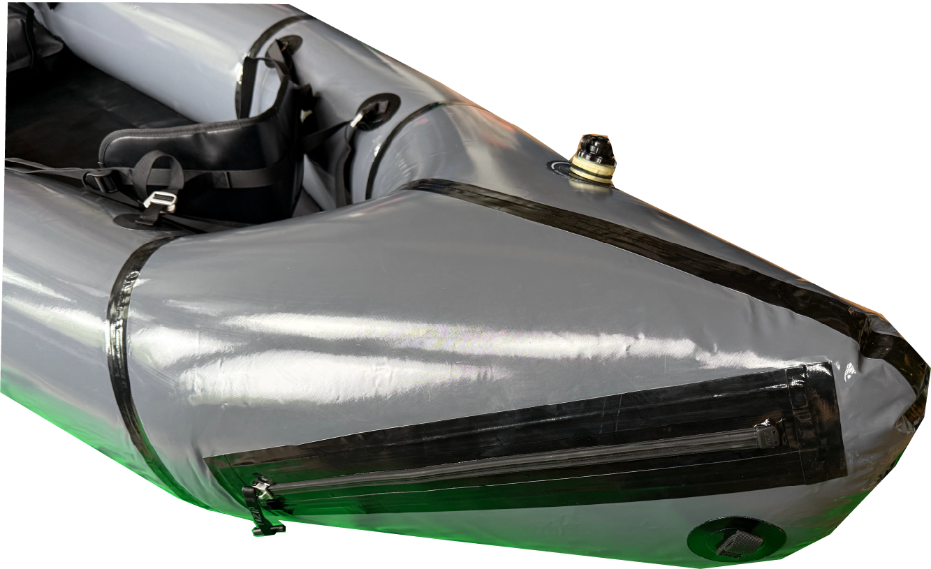 D-Packraft Modèle "Tandem" plancher plein avec TZIP