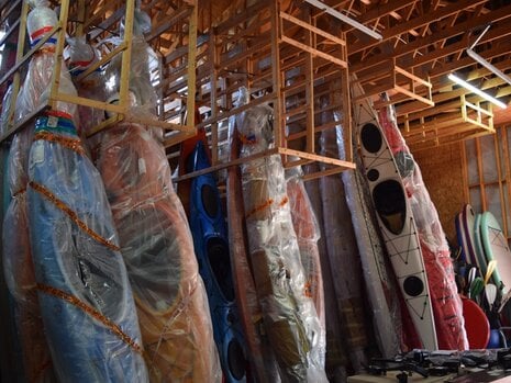 Les kayak et canots chez Maïkan Aventure