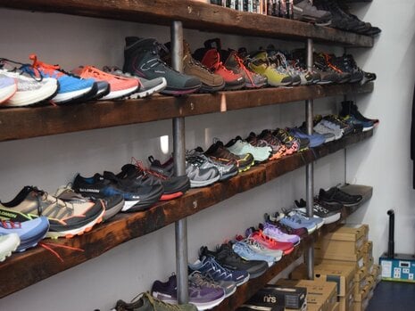 Les souliers de course