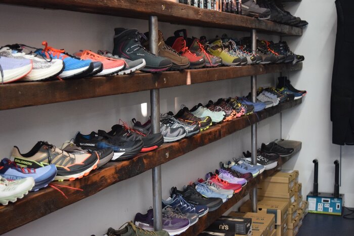 Les souliers de course