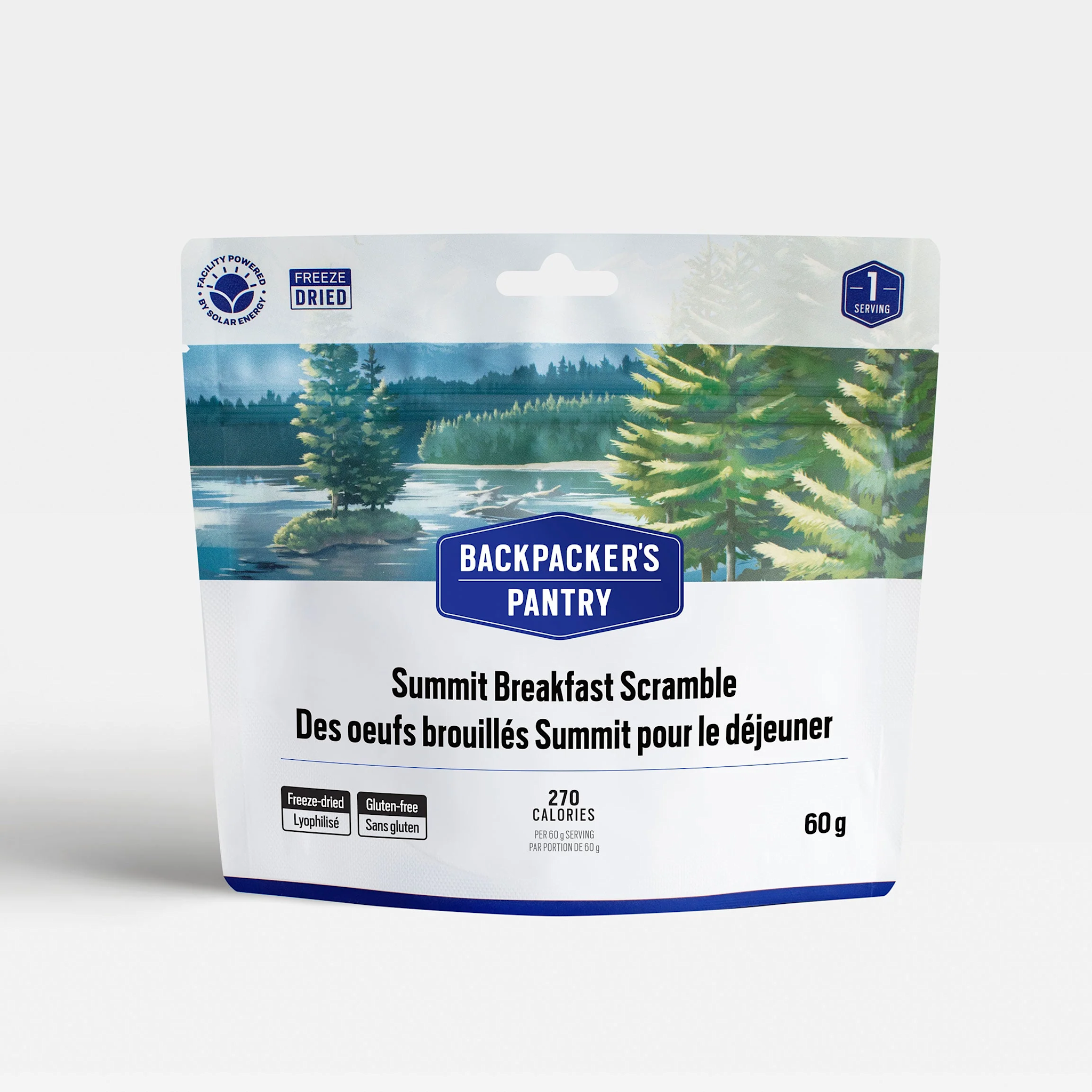 Backpacker's Pantry Des oeufs brouillés Summit pour le déjeuner