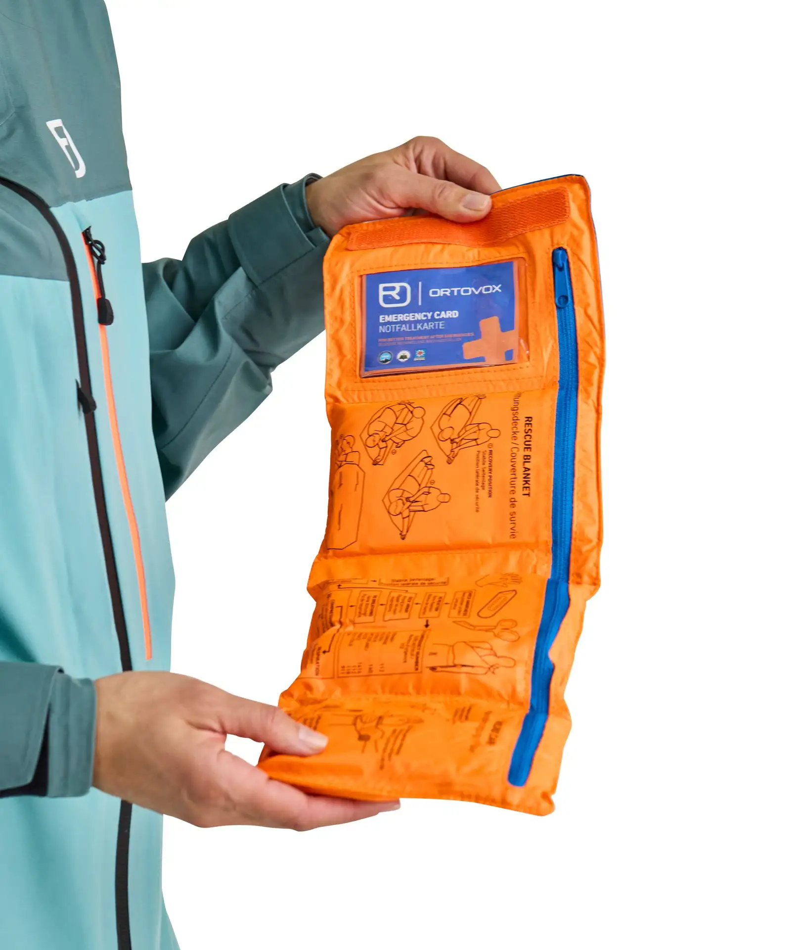 Ortovox Trousse de premiers soins First Aid Roll Doc Mid Shocking Orange