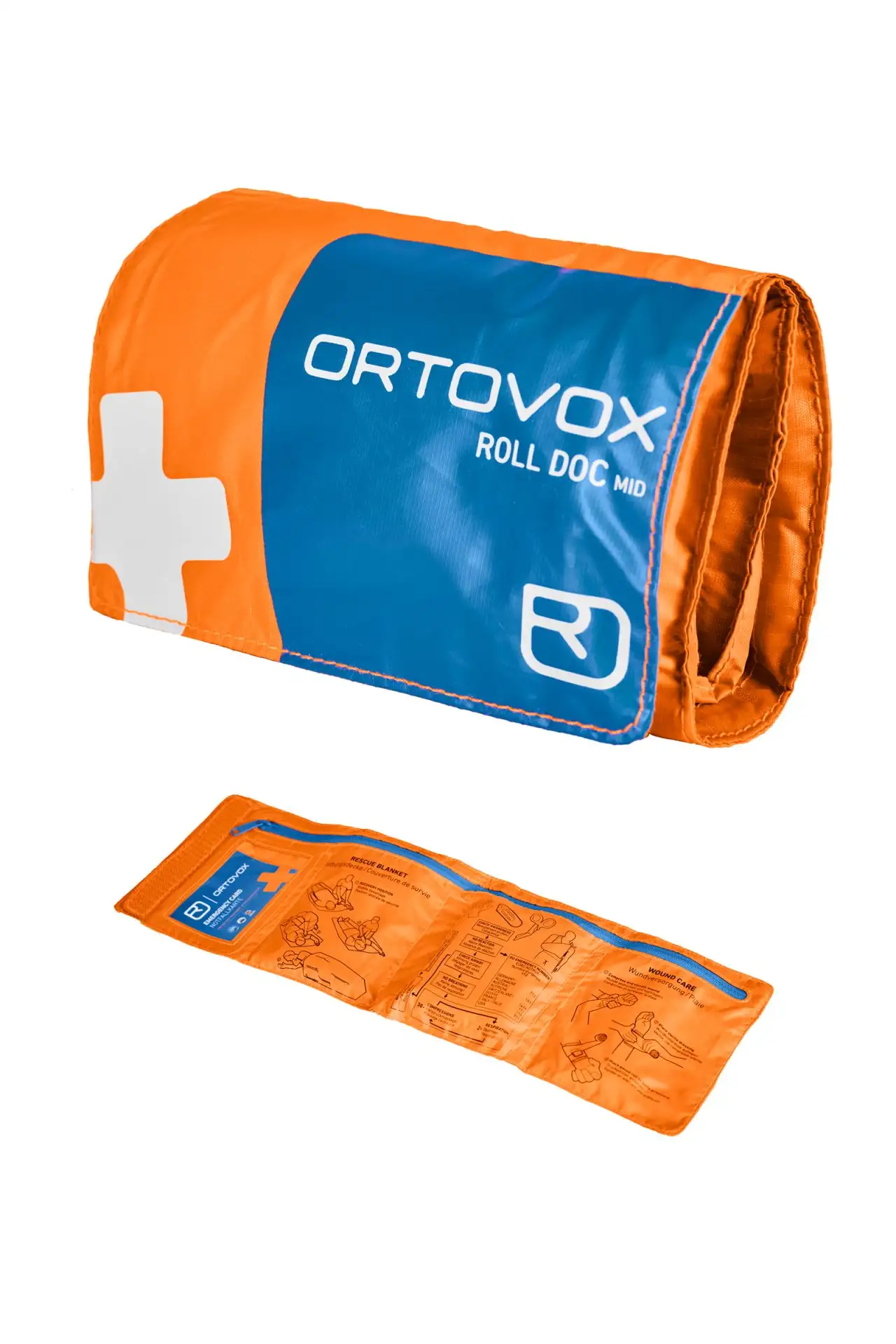 Ortovox Trousse de premiers soins First Aid Roll Doc Mid Shocking Orange