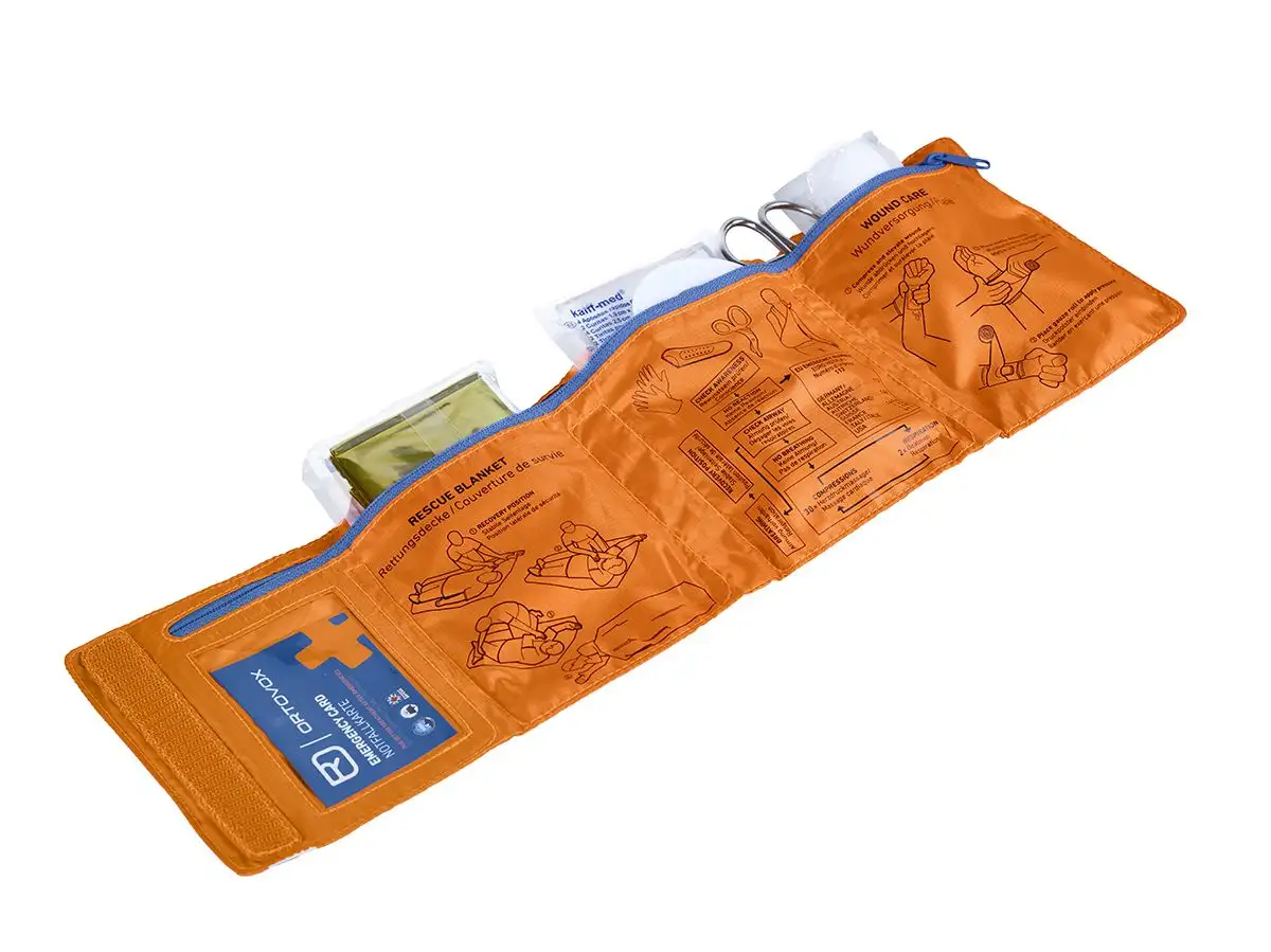 Ortovox Trousse de premiers soins First Aid Roll Doc Mid Shocking Orange