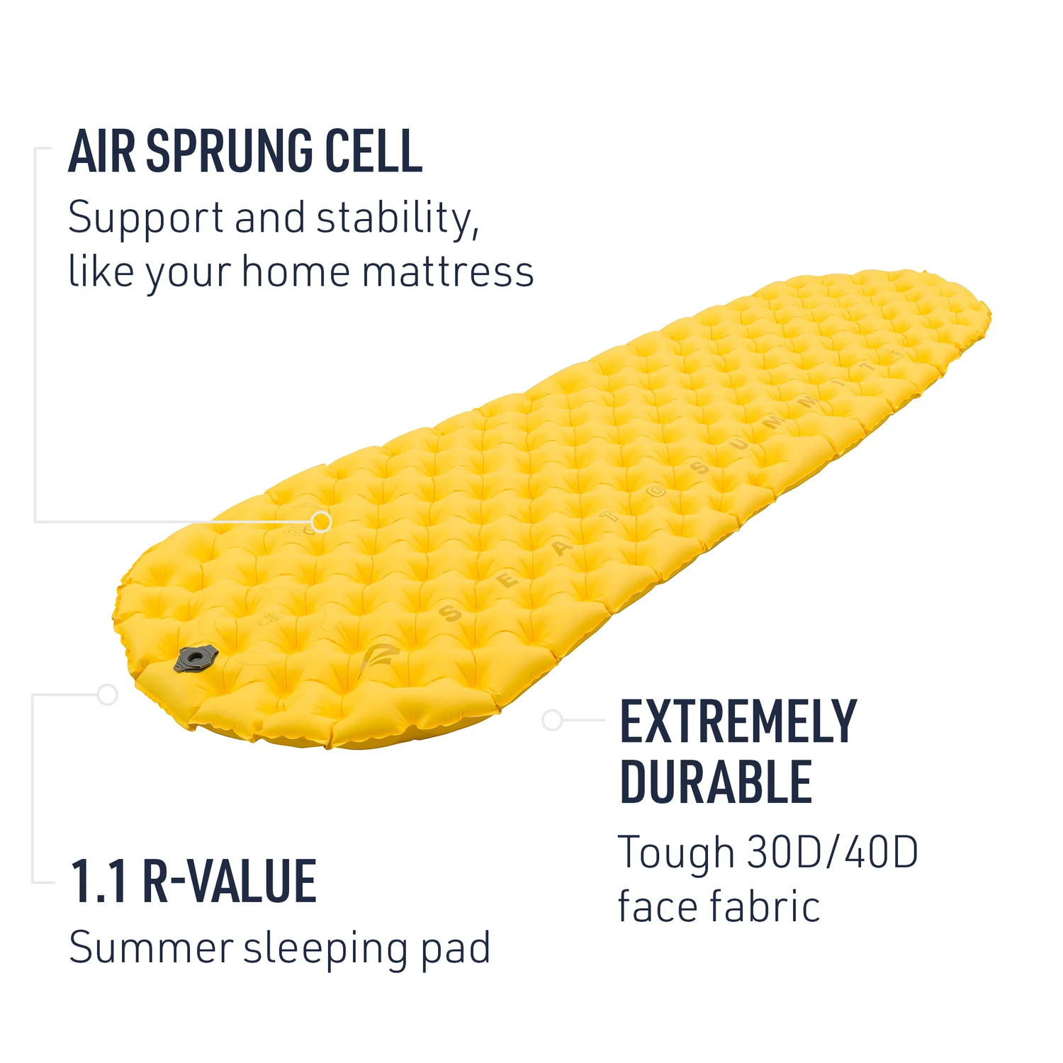 Sea To Summit Matelas de sol Ultralight Sleeping Pad Regular