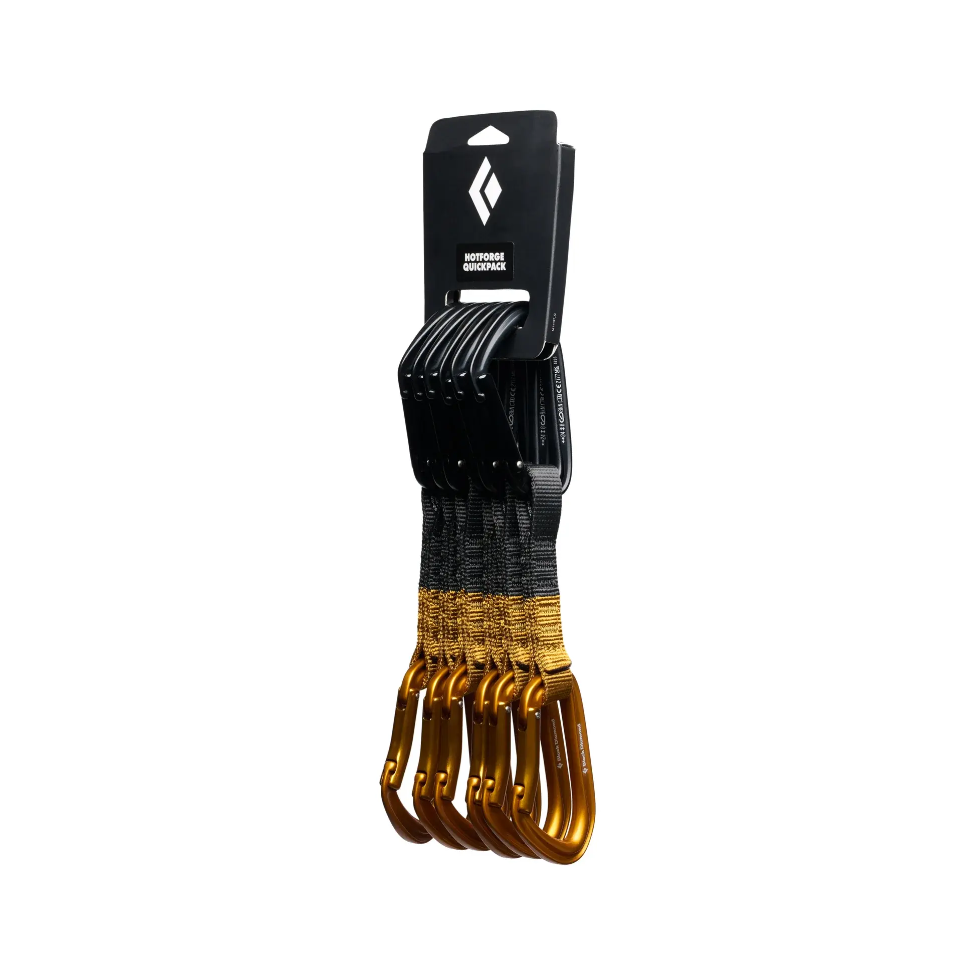 Black Diamond Kit de dégaines Hotforge Hybrid Quickpack 12 cm