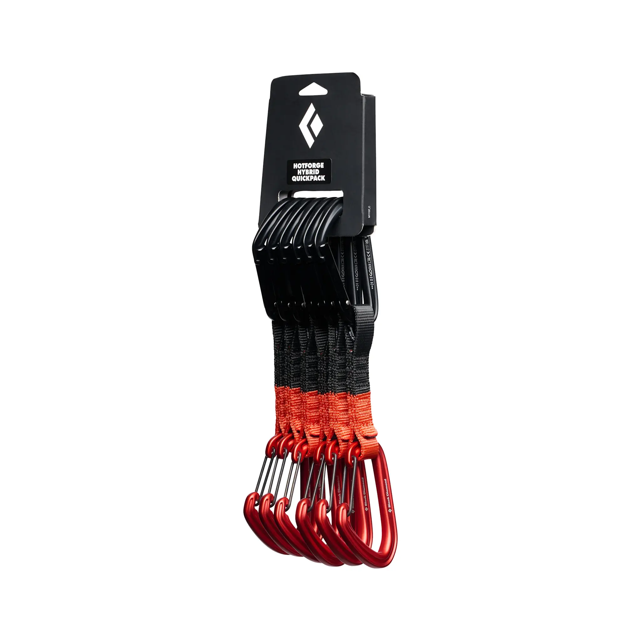 Black Diamond Kit de dégaines Hotforge Hybrid Quickpack 12 cm
