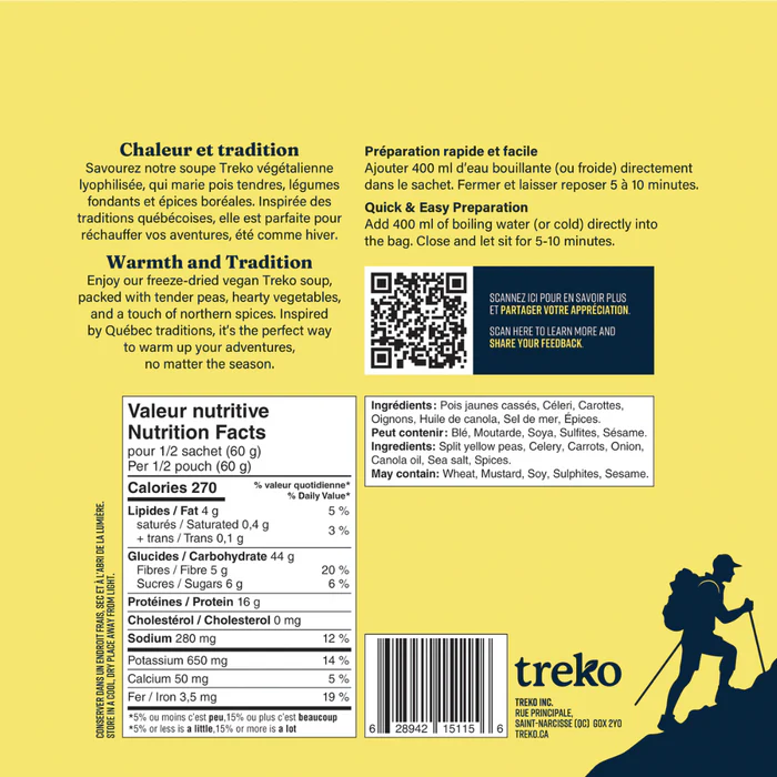Treko Soupe aux pois boréale