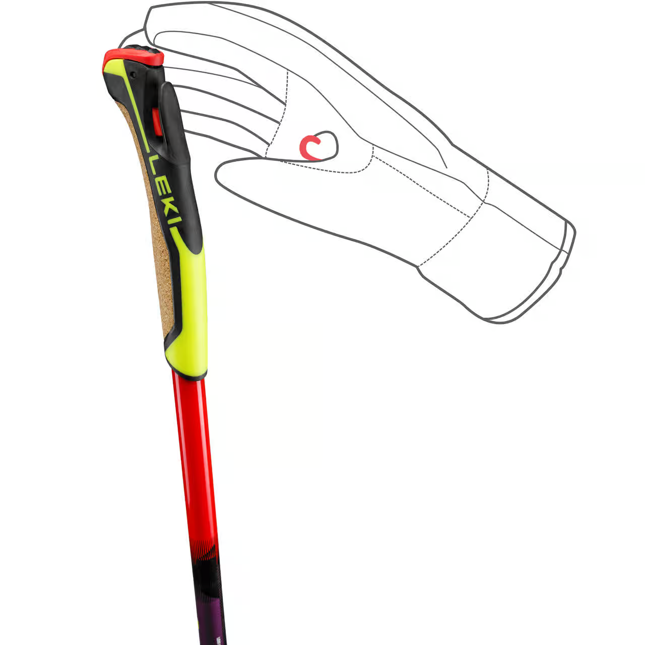 Leki Bâtons de ski de fond HRC Max Tr