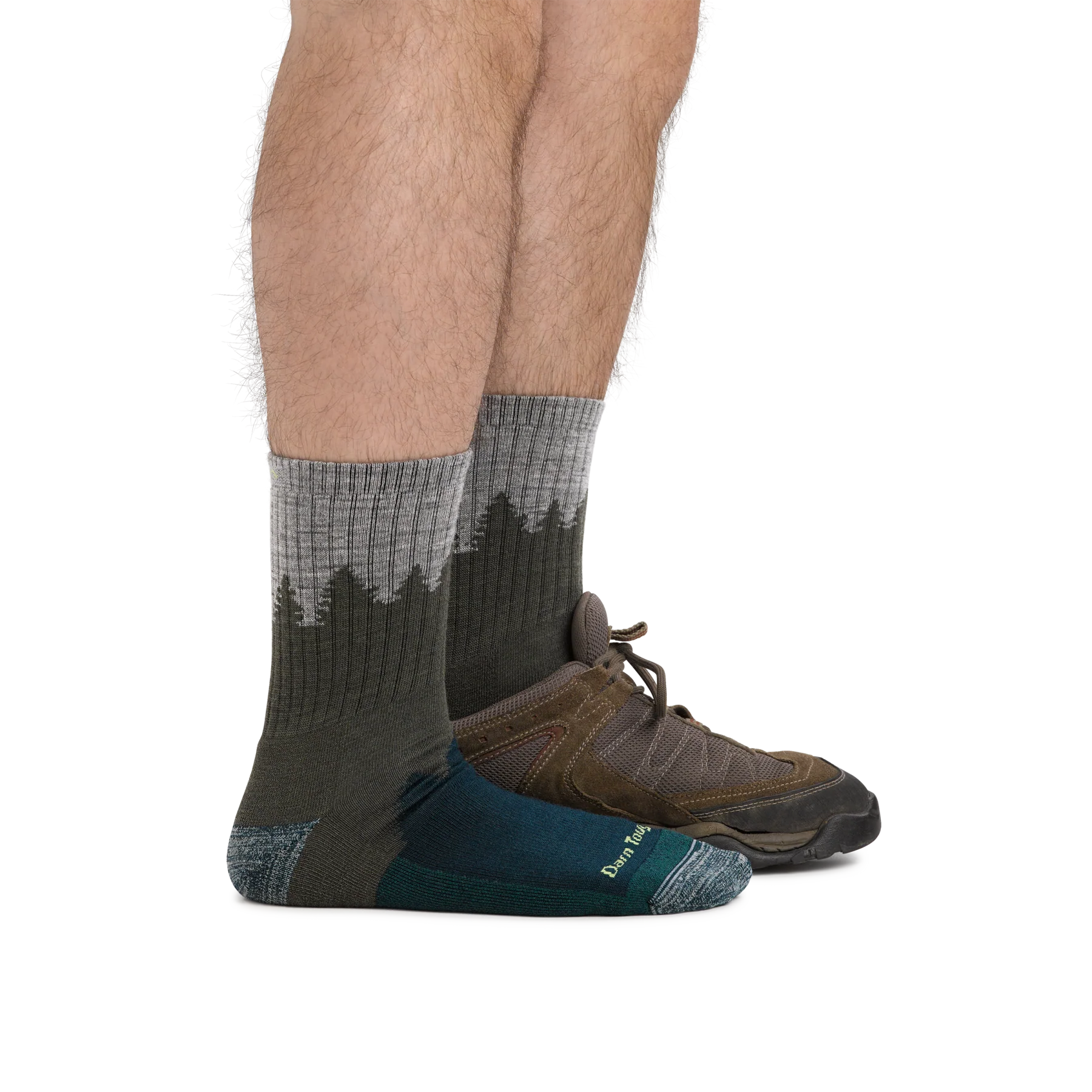 Darn Tough Chaussettes Men's Number 2 Micro Crew Midweight Hiking Socks