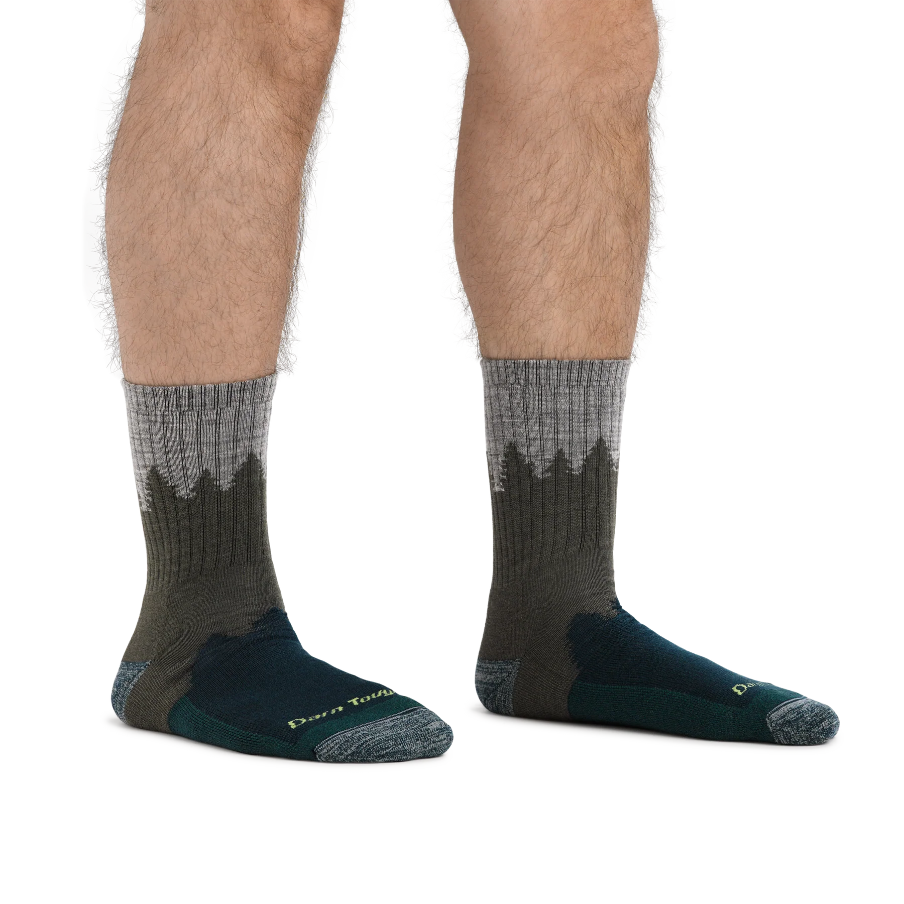 Darn Tough Chaussettes Men's Number 2 Micro Crew Midweight Hiking Socks