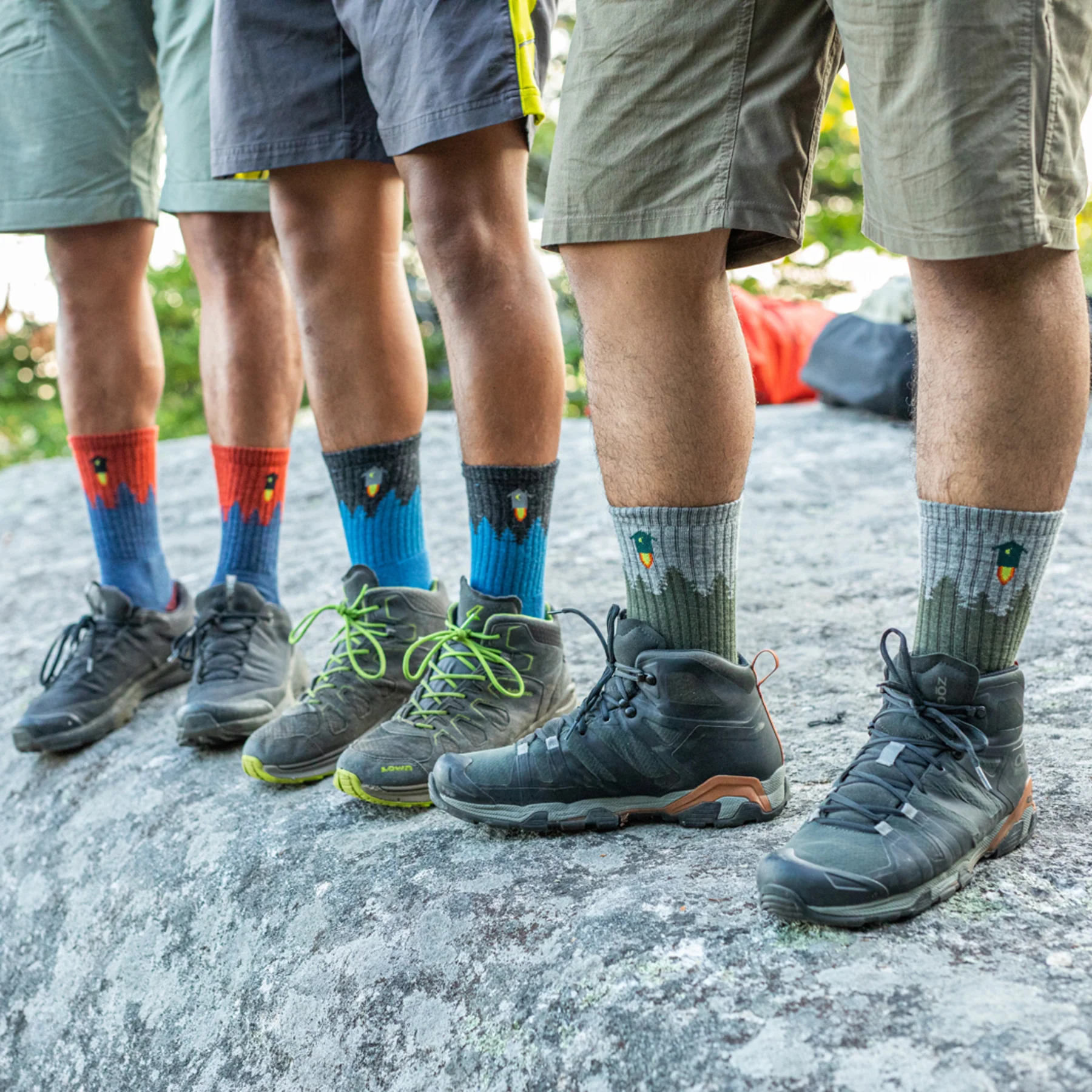 Darn Tough Chaussettes Men's Number 2 Micro Crew Midweight Hiking Socks