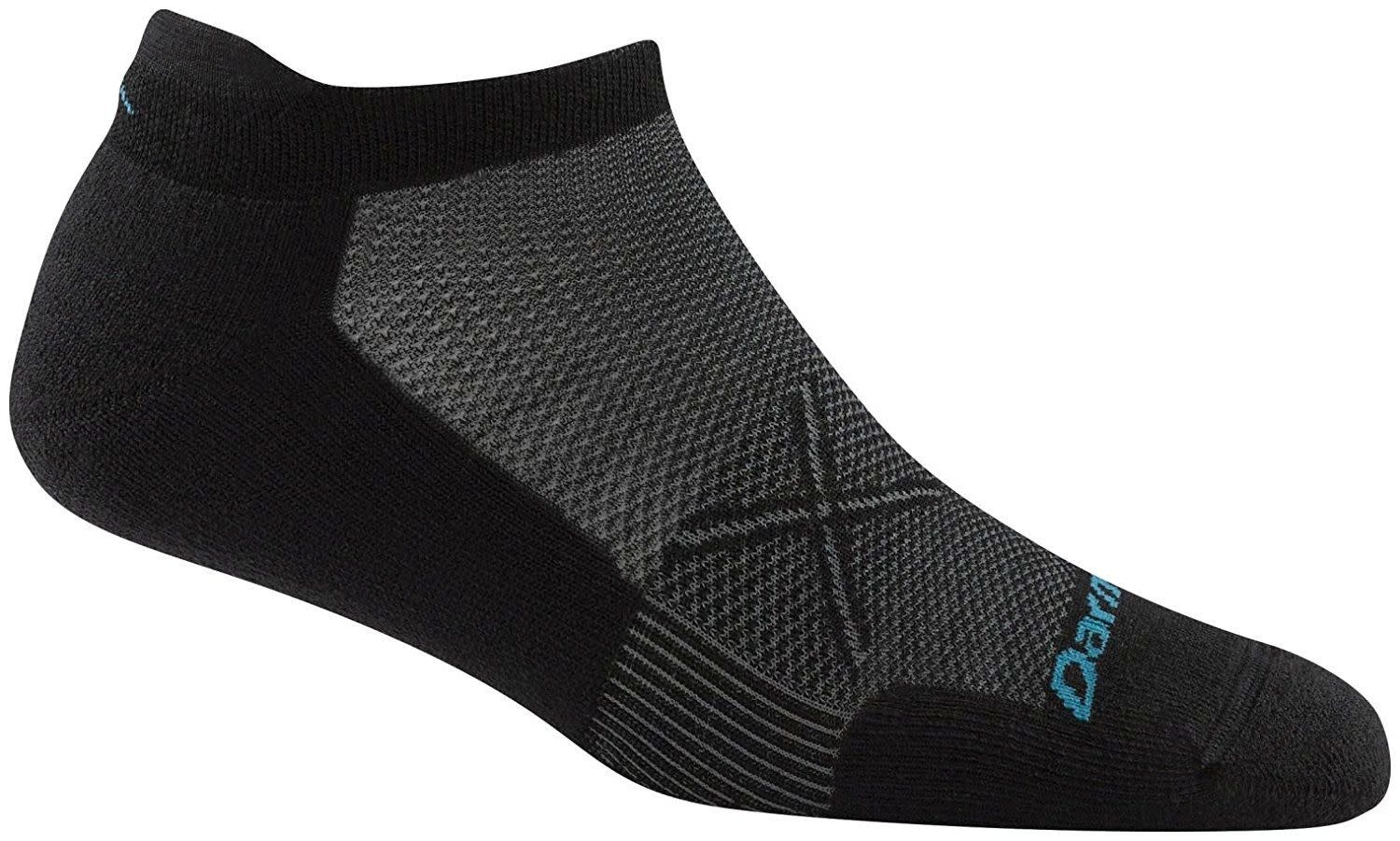 Darn Tough Chaussettes Vertex No Show Tab - Homme Black/Gray XL