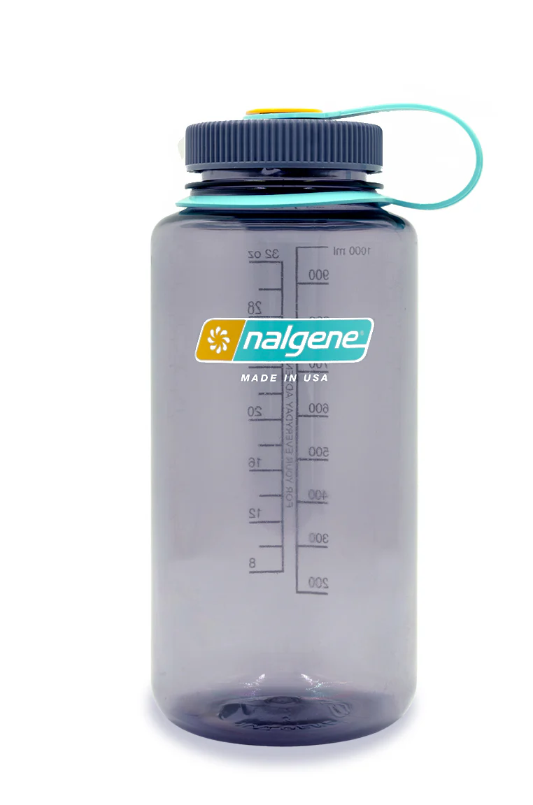 Nalgene Bouteille à grand goulot 32 Oz Wide mouth Aubergine