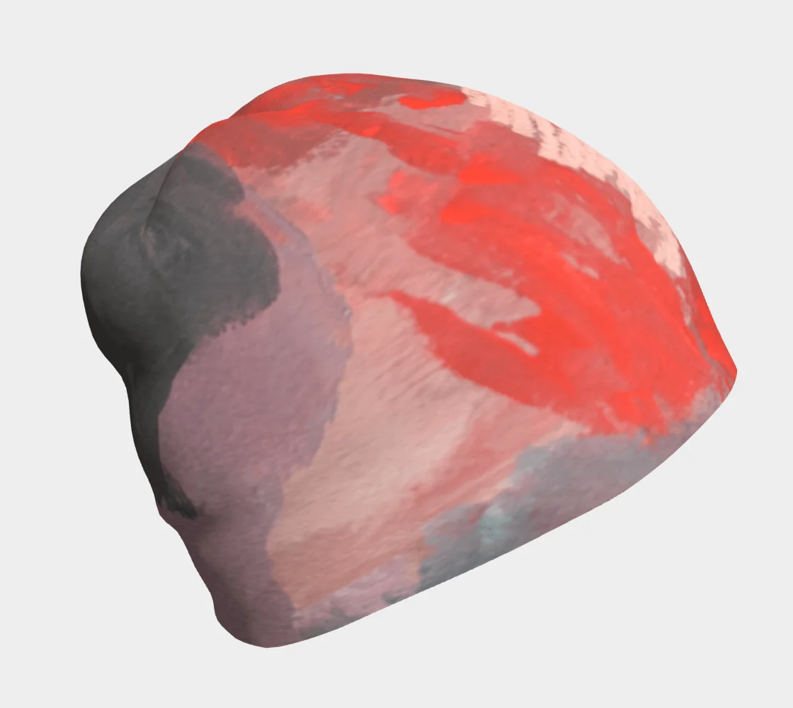 Lalita's Art Shop Tuque Pink & Flames Beanie - Femme