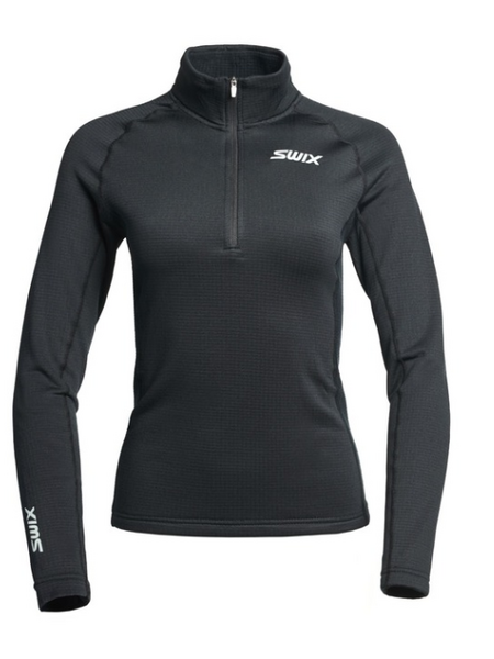 Swix Chandail Tista Grid Women's Half-Zip Midlayer Top - Femme