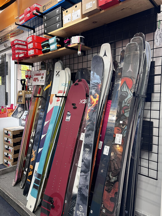 Boutique de ski hors-piste