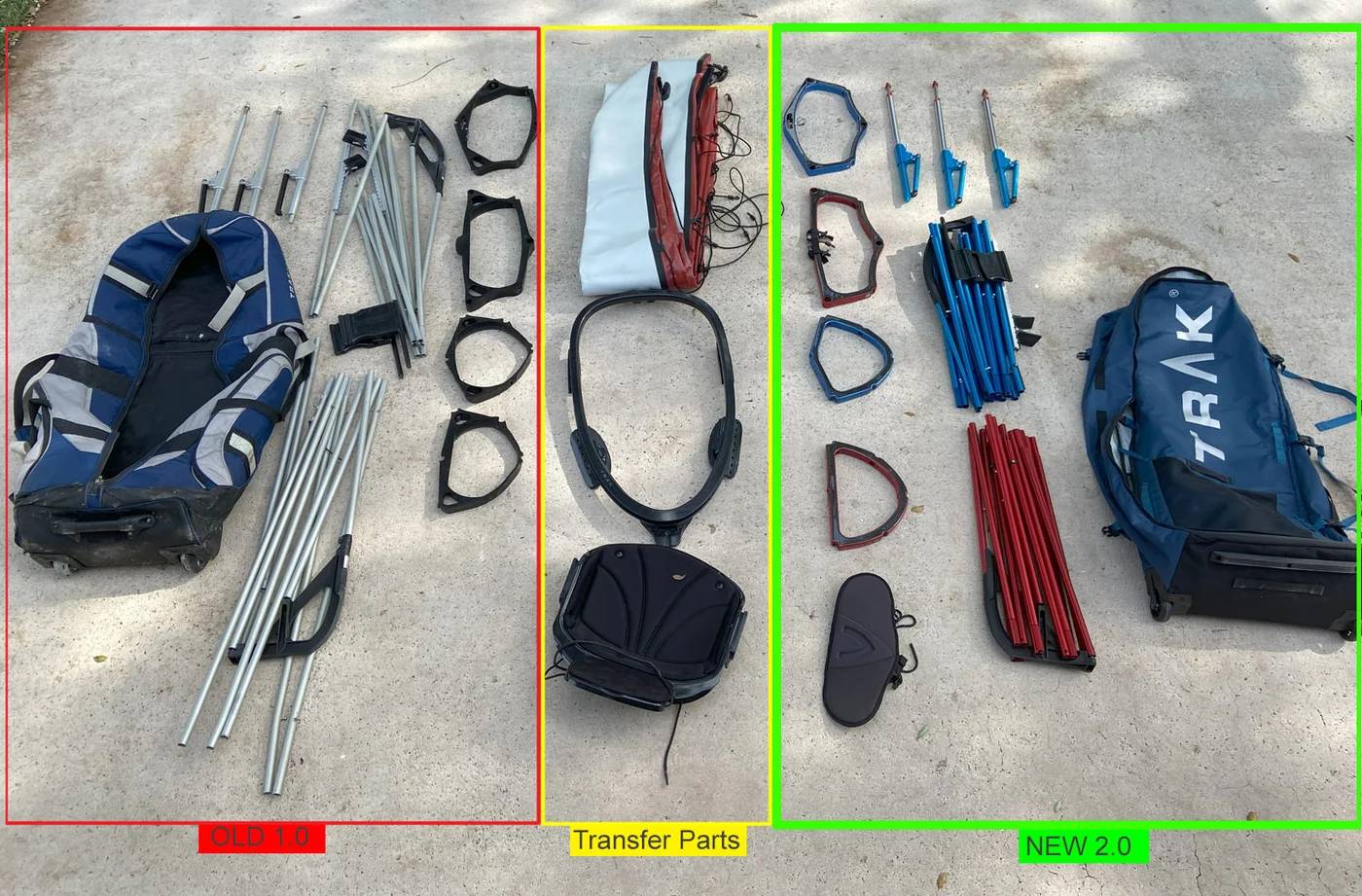 Trak Ensemble de mise à niveau d'un Trak 1.0 vers Trak 2.0 Upgrade Kit