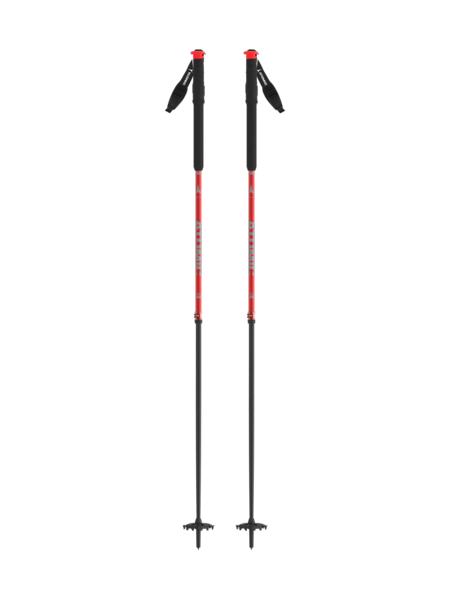 Atomic Bâtons de ski de randonnée alpine BCT Touring Carbon SQS Red/Grey